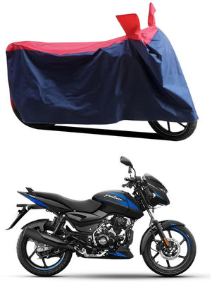 KEDIT Two Wheeler Cover for Bajaj(Pulsar 125, Red, Blue)