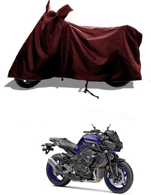 AASHTIK MART Two Wheeler Cover for Yamaha(MT 09, Maroon)