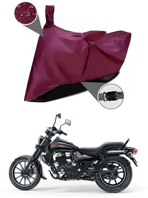 DeepShakshi AUTOMOTIVE Two Wheeler Cover for Bajaj(Avenger 400, Maroon)