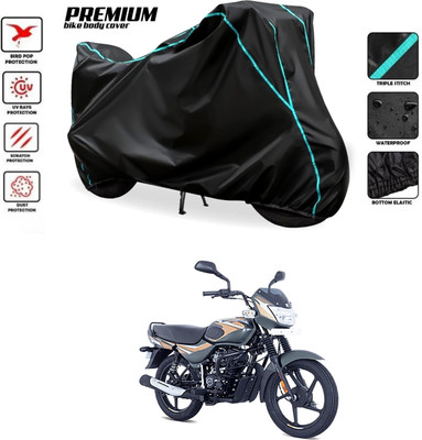 SThanaveX Two Wheeler Cover for Bajaj(CT 100, Black)