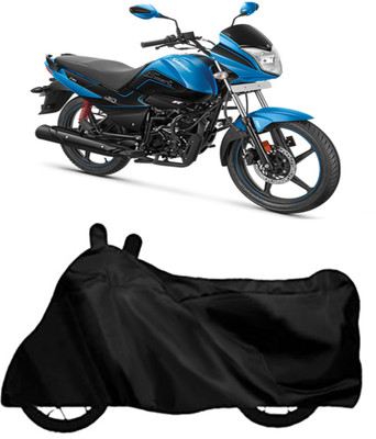 Autoinnovation Waterproof Two Wheeler Cover for Hero(Splendor I Smart, Black)