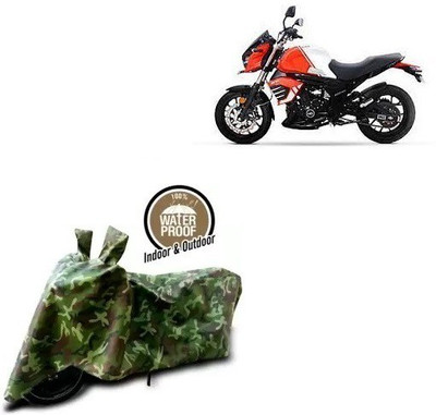 THE REAL ARV Waterproof Two Wheeler Cover for Mahindra(Mojo, Multicolor)