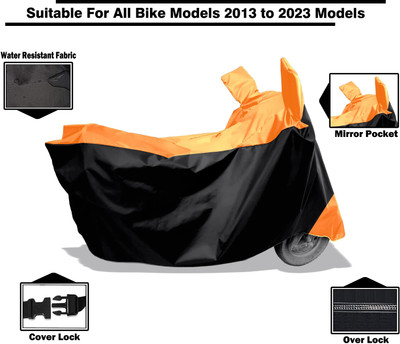 Amexride Two Wheeler Cover for Royal Enfield(Twin spark, Multicolor)