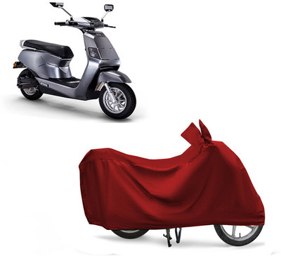 EGAL Two Wheeler Cover for Bgauss(BS6, Maroon)