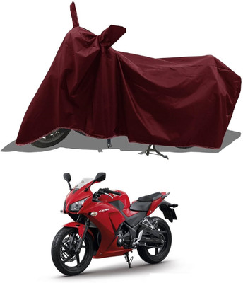 MWBB Waterproof Two Wheeler Cover for Honda(CBR300R BS6, Maroon)