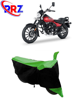 RRZ Waterproof Two Wheeler Cover for Bajaj(Avenger 160 Street, Black, Green)