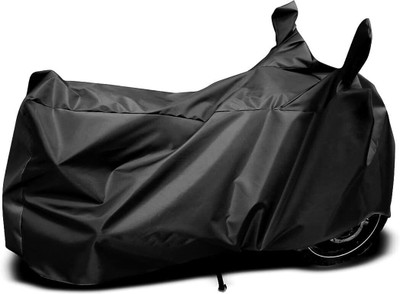 MWBB Waterproof Two Wheeler Cover for Honda(HF Deluxe, Black)