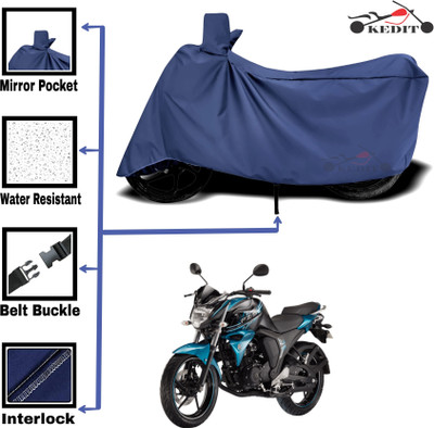 AASHTIK MART Two Wheeler Cover for Yamaha(FZS 25, Blue)