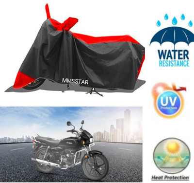 Mdstar Waterproof Two Wheeler Cover for Hero(Avenger 220 Street, Black)