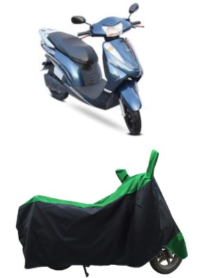 Coxtor Waterproof Two Wheeler Cover for Avon(E Scoot, Green)