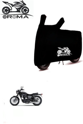 OliverX Waterproof Two Wheeler Cover for Kawasaki(W800, Black)