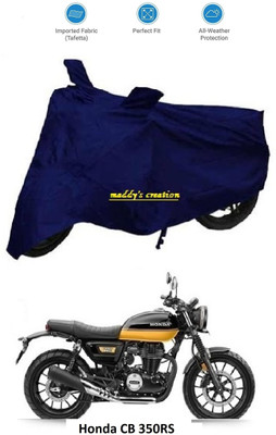 AutoRash Waterproof Two Wheeler Cover for Honda(CB350RS, Blue)