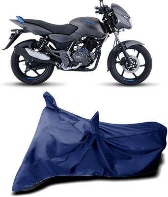 KEDIT Two Wheeler Cover for Bajaj(Pulsar 125, Blue)