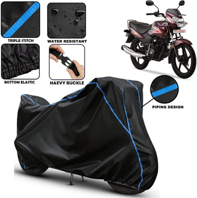 AutoGalaxy Two Wheeler Cover for TVS(Sport, Black)