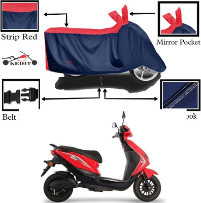 KEDIT Two Wheeler Cover for Universal For Bike(Reo Elite, Red, Blue)