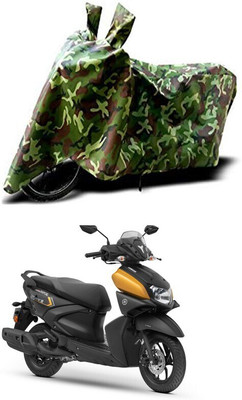 Mdstar Waterproof Two Wheeler Cover for Yamaha(RayZR 125 BS6, Green)