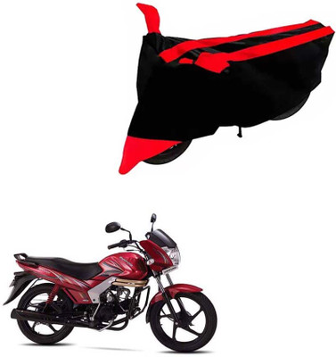 DeepShakshi AUTOMOTIVE Two Wheeler Cover for Mahindra(Centuro, Black, Red)