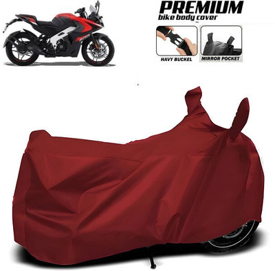 smwzxyu Waterproof Two Wheeler Cover for Hero, Honda, Bajaj, TVS, Suzuki(Maroon)