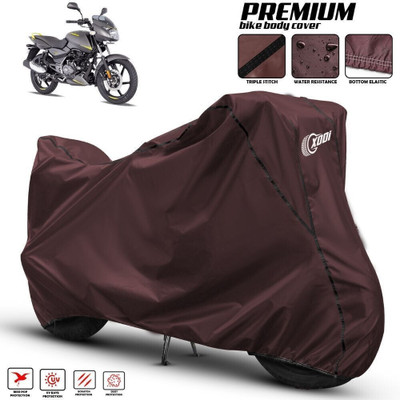xodi Waterproof Two Wheeler Cover for Bajaj(Pulsar 150 BS6, Maroon, Black)
