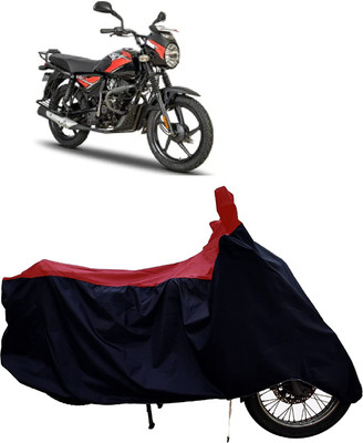 KEDIT Two Wheeler Cover for Bajaj(CT110, Red, Black)