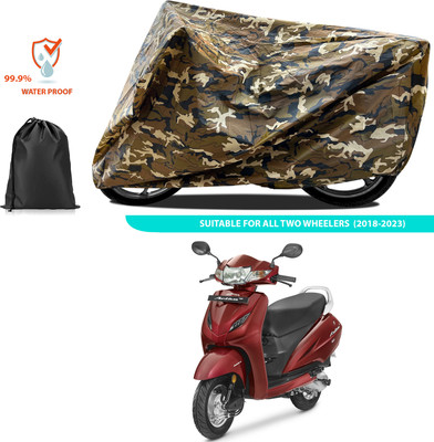 CODOKI Waterproof Two Wheeler Cover for Honda(Activa 4G, Yellow)