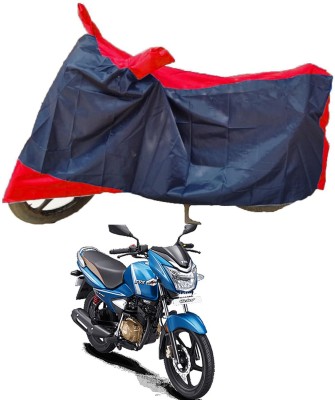 Mdstar Waterproof Two Wheeler Cover for TVS(Victor Premium, Red, Blue)