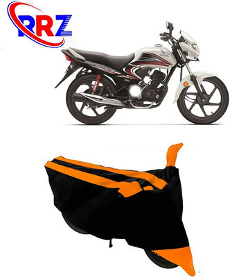 RRZ Waterproof Two Wheeler Cover for Honda(Dream Yuga, Black, Orange)