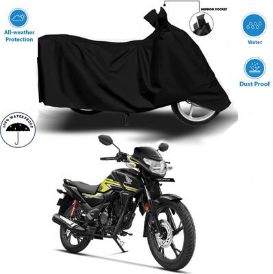 HWSXQAE Waterproof Two Wheeler Cover for Honda(Black)