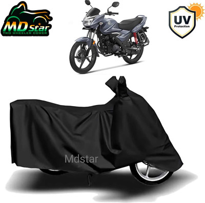 MMSSTAR Waterproof Two Wheeler Cover for Honda(Shine, Black)