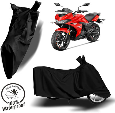 Autoinnovation Waterproof Two Wheeler Cover for Hero(Xtreme 200S, Black)
