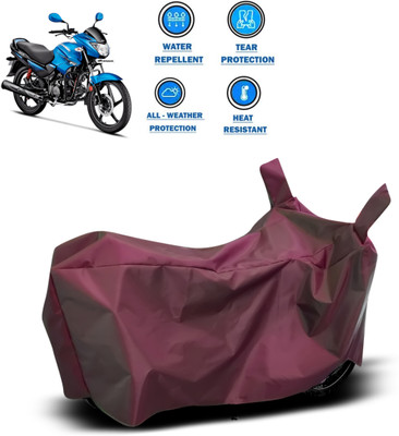 CODOKI Waterproof Two Wheeler Cover for Hero(Glamour FI, Maroon)