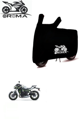 AutoRash Waterproof Two Wheeler Cover for Kawasaki(Z650 BS6, Black)