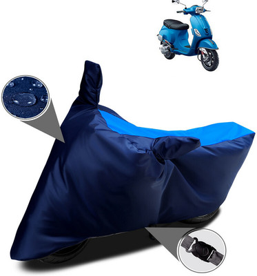 MMSSTAR Waterproof Two Wheeler Cover for Vespa(Vespa SXL 125, Blue)
