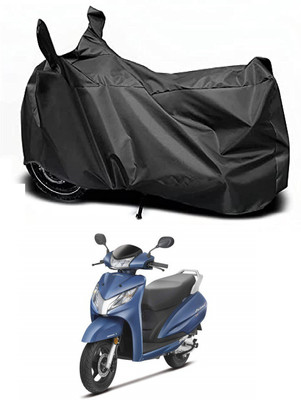 Auto Hub Waterproof Two Wheeler Cover for Honda(Activa 125, Black)