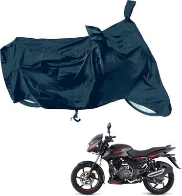 RiderShine Waterproof Two Wheeler Cover for Bajaj(Pulsar 150 BS6, Black)