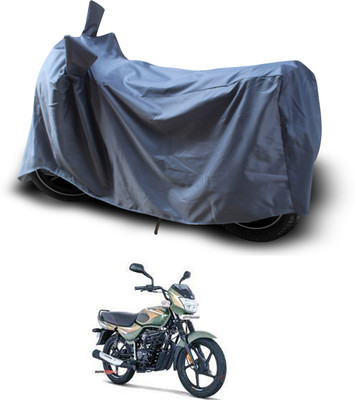 PAGORA Waterproof Two Wheeler Cover for Bajaj(CT100, Grey)