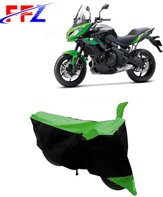 FFZ Two Wheeler Cover for Kawasaki(Versys 650, Black, Green)