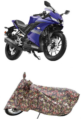 Coxtor Waterproof Two Wheeler Cover for Yamaha(YZF R15 S, Multicolor)