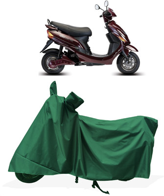 Tricway Two Wheeler Cover for Hero Electric(Electric Wave Dx, Green)