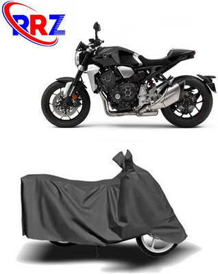 RRZ Waterproof Two Wheeler Cover for Honda(CB 1000R, Grey)