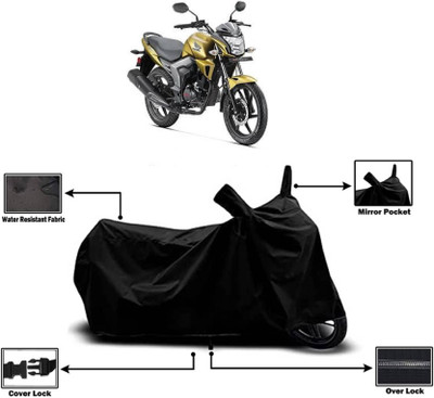 AASHTIK MART Two Wheeler Cover for Honda(CB Trigger, Black)