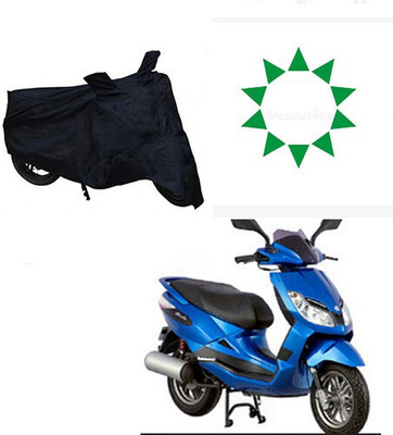 DeepShakshi AUTOMOTIVE Waterproof Two Wheeler Cover for Bajaj(Sunny, Black)