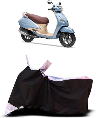 VESMEI Two Wheeler Cover for TVS(Jupiter Grande, White)