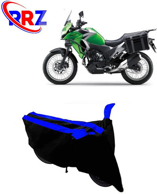 RRZ Waterproof Two Wheeler Cover for Kawasaki(Versys-X 300, Black, Blue)