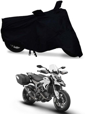DeepShakshi AUTOMOTIVE Two Wheeler Cover for Ducati(Hyperstrada, Black)