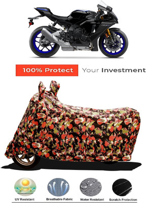 Amexride Two Wheeler Cover for Yamaha(YZF R1M BS6, Multicolor)