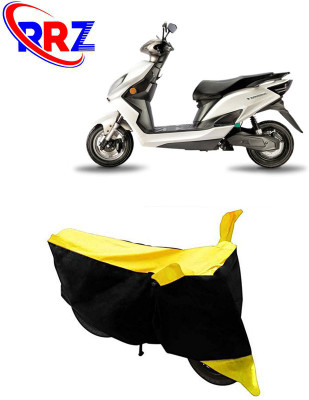 RRZ Waterproof Two Wheeler Cover for Evolet(Derby, Black, Yellow)