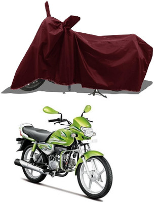 DeepShakshi AUTOMOTIVE Waterproof Two Wheeler Cover for Hero(Glamour Programmed FI, Maroon)