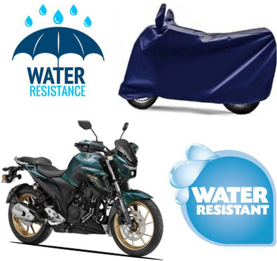 Mdstar Waterproof Two Wheeler Cover for Yamaha(FZ S V3.0 FI, Blue)