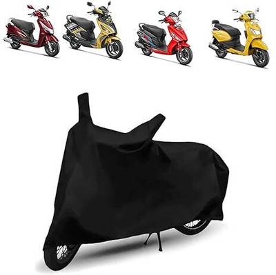 Aamaya Store Waterproof Two Wheeler Cover for Yamaha(RayZR 125 BS6, Black)
